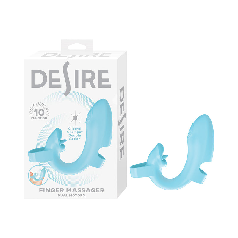 Desire Finger Massager Blue by Nasstoys