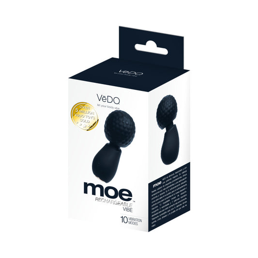 VeDO Moe Rechargeable Extra Mini Wand Black by Savvy Co.