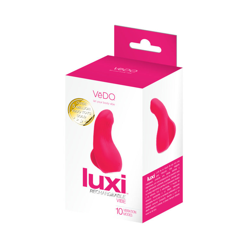 VeDO Luxi Rechargeable Clitoral Finger Vibe Pink by Savvy Co.