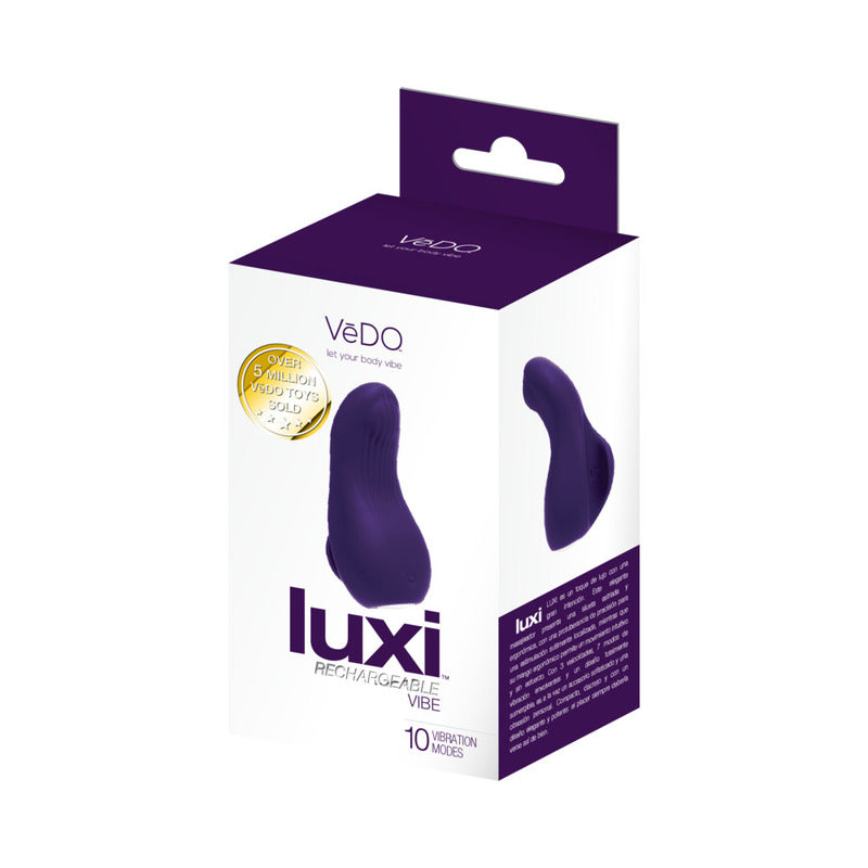 VeDO Luxi Rechargeable Clitoral Finger Vibe Purple by Savvy Co.