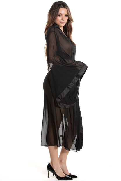 Long Mesh Robe by Midnight Ballerina