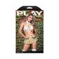 Fantasy Lingerie Play Fiercely Loyal 3-Piece Schoolgirl Costume Set L/XL by Fantasy Lingerie