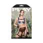 Fantasy Lingerie Play Treasure Hunter 4-Piece Character Costume Set S/M by Fantasy Lingerie