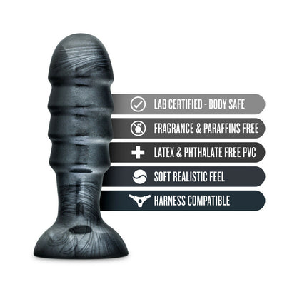 Jet Bruiser 7.5 in. Anal Plug Carbon Metallic Black by Blush