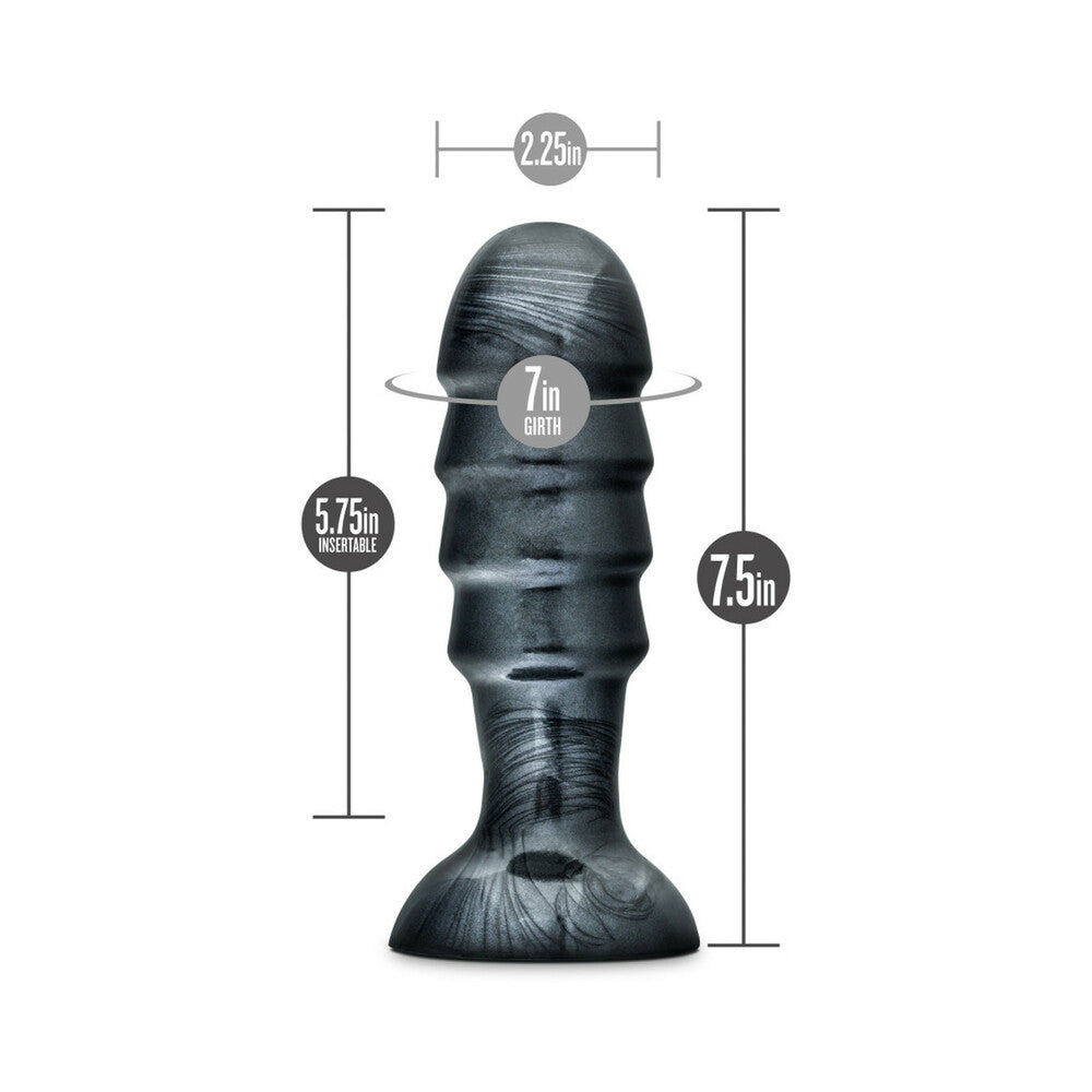 Jet Bruiser 7.5 in. Anal Plug Carbon Metallic Black by Blush