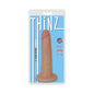 Curve Toys Thinz 6 in. Slim Dildo with Suction Cup Beige by XR llc DBA Curve