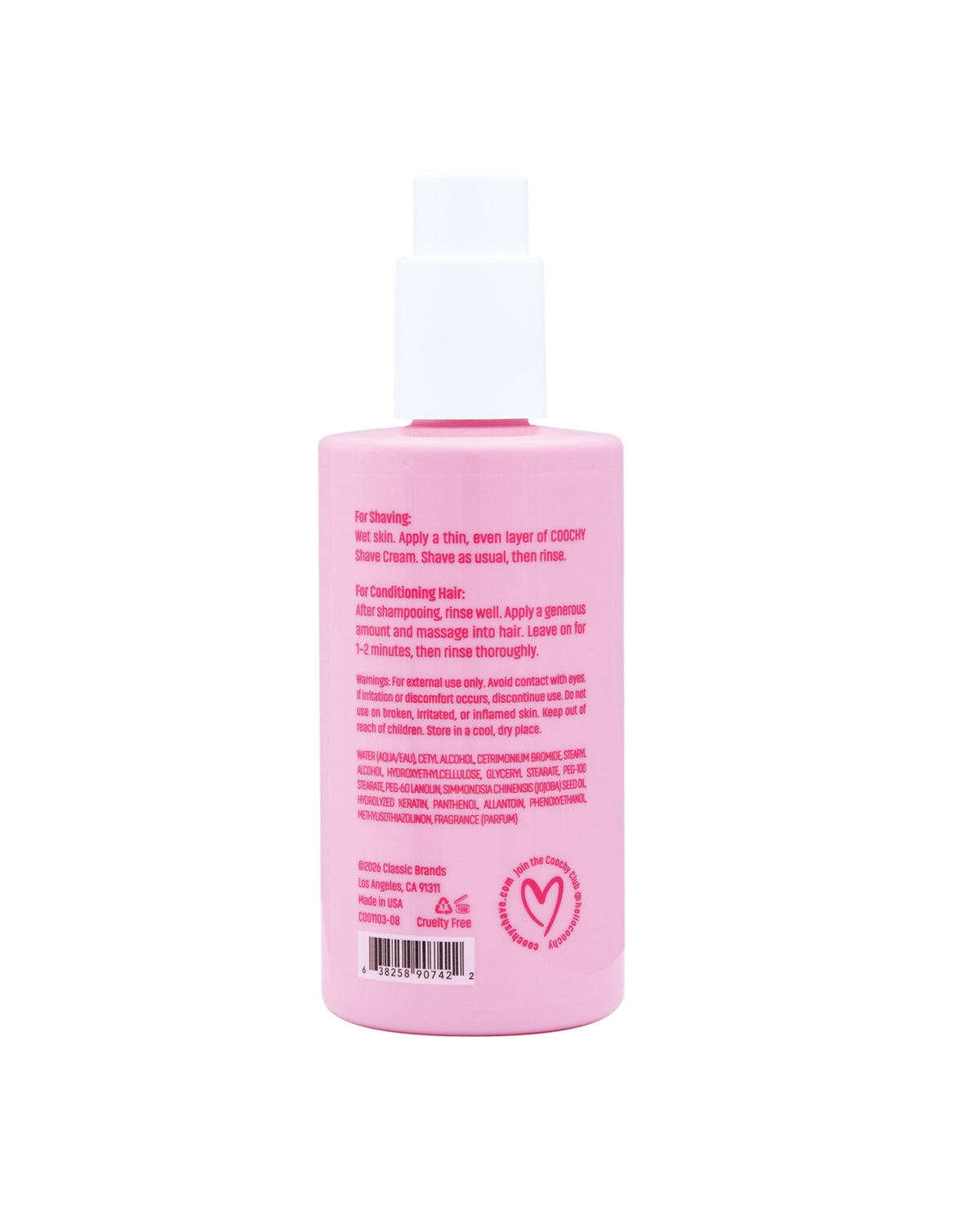 COOCHY Shave Cream - 8 oz Frosted Cake by Coochy