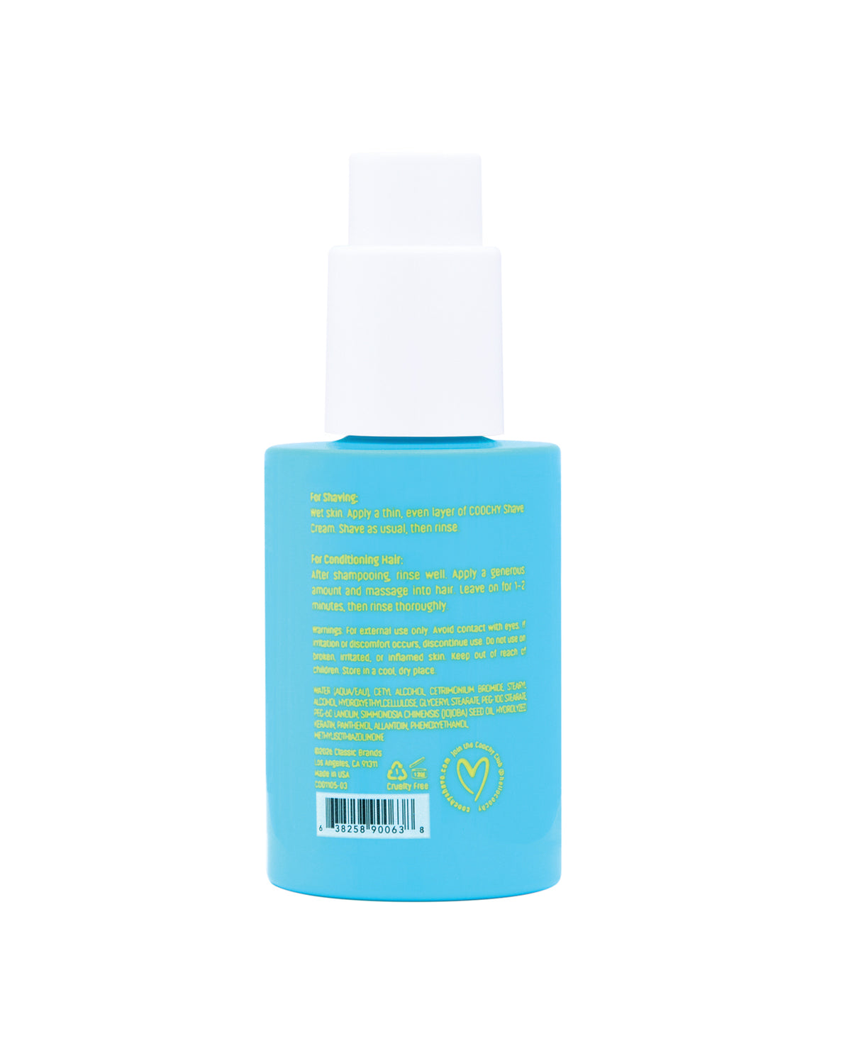 COOCHY Shave Cream - 3.4 oz Island Paradise by Coochy