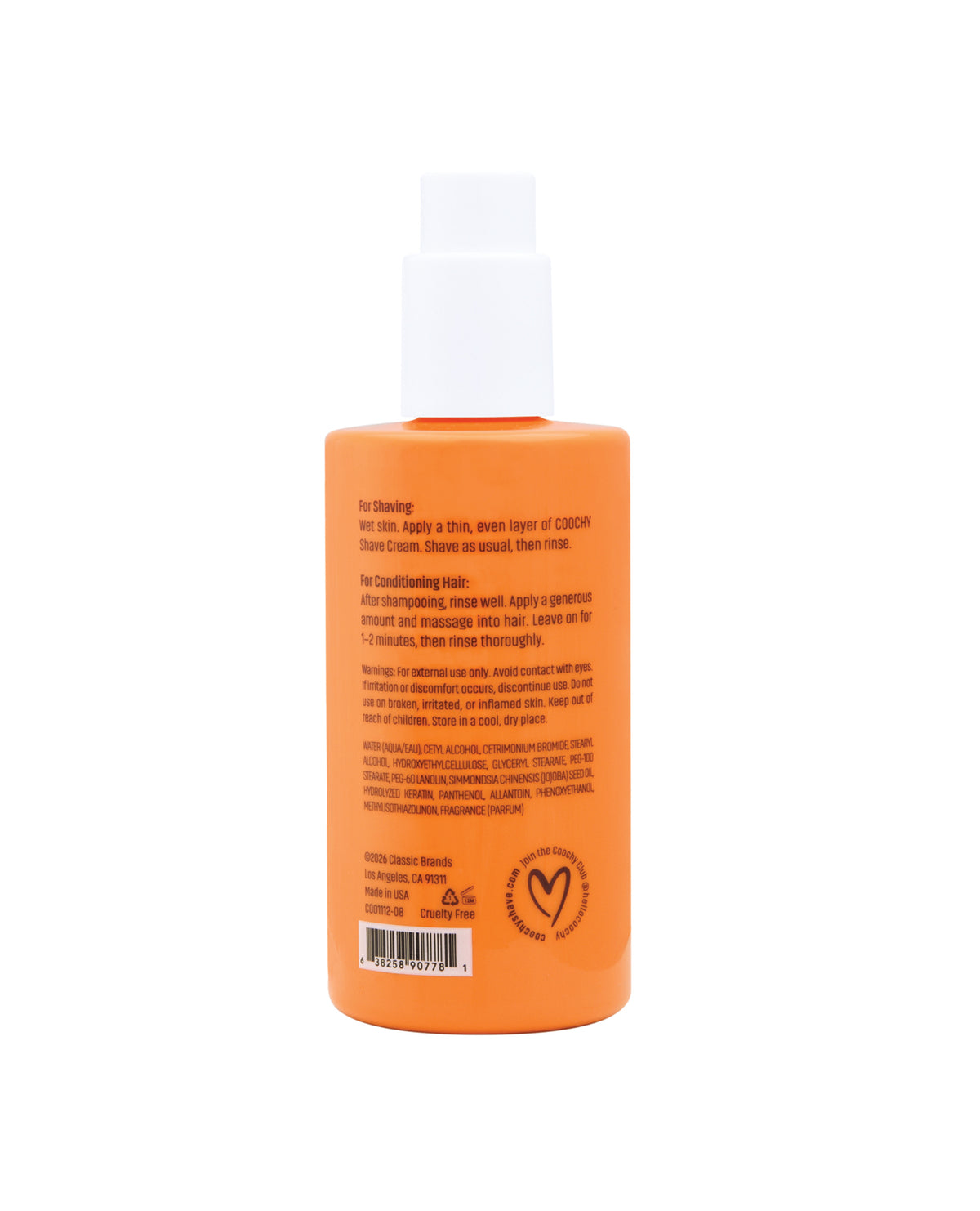 COOCHY Shave Cream - 8 oz Coco Mango by Coochy