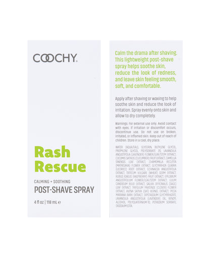COOCHY Rash Rescue Post-Shave Spray - 4 oz Botanical Blast by Coochy