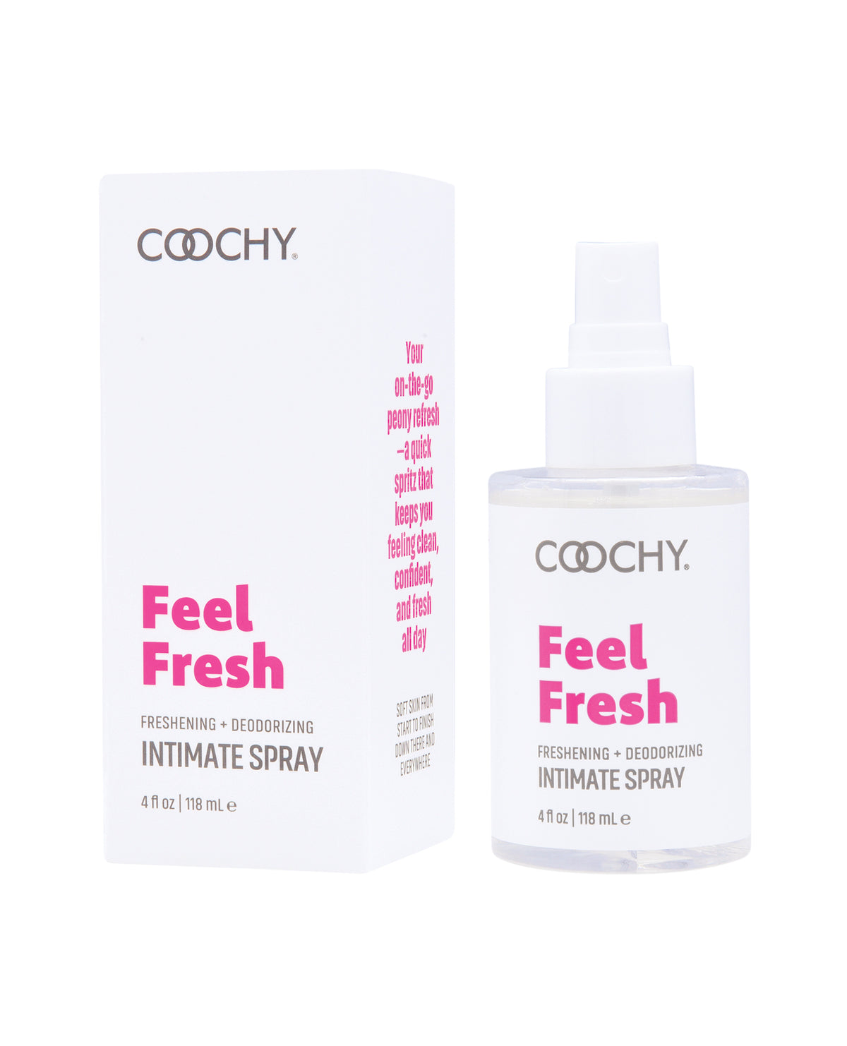 COOCHY Feel Fresh Intimate Spray - 4 oz Peony Prowess by Coochy