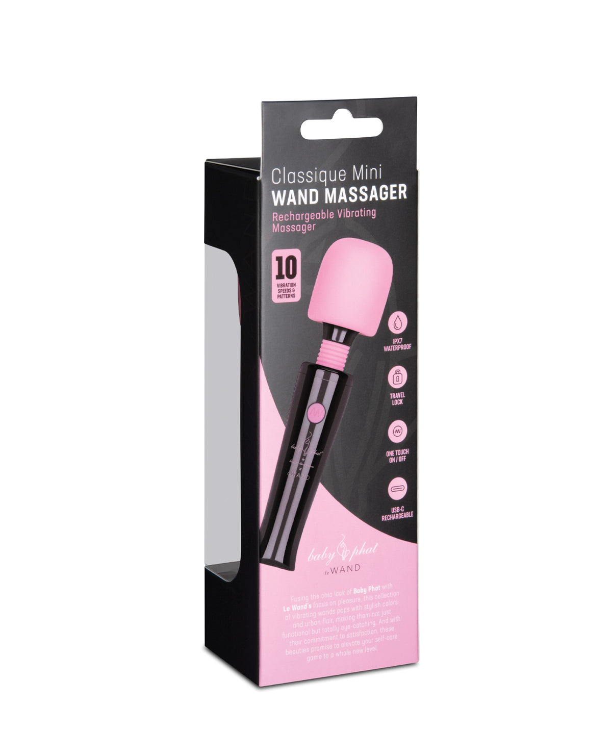 Le Wand Baby Phat Classique Mini Wand - Deep Purple by Le Wand