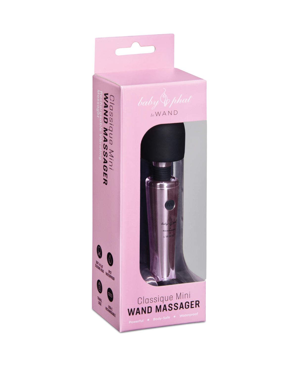 Le Wand Baby Phat Classique Mini Wand - Pink by Le Wand
