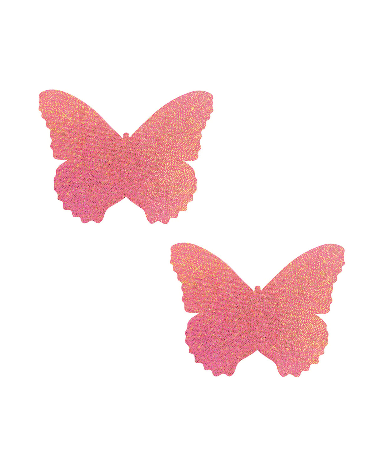 Neva Nude Bella Rosa Shimmer Butterfly Pasties - Pink/Gold O/S by Neva Nude