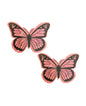Neva Nude Bella Rosa Shimmer Butterfly Pasties Pink O/S by Neva Nude