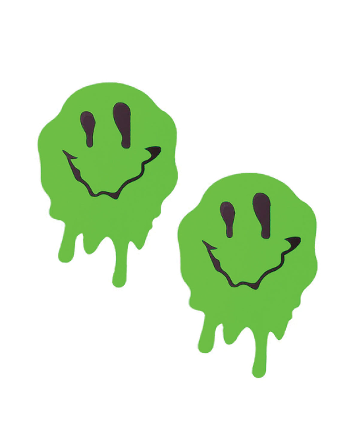 Neva Nude Good Times Blacklight Pasties - Neon Green O/S by Neva Nude