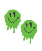 Neva Nude Good Times Blacklight Pasties - Neon Green O/S by Neva Nude