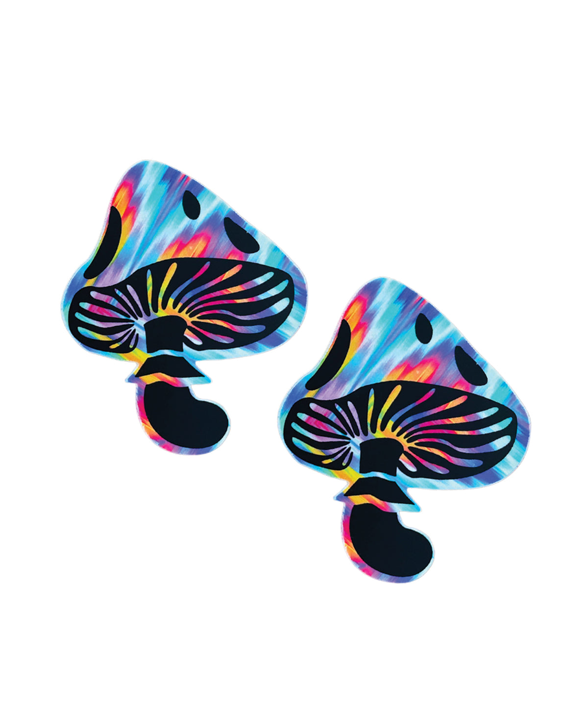 Neva Nude Aztec Rave Blacklight Toadstool Pasties - Multicolor O/S by Neva Nude