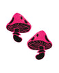 Neva Nude Super Sparkle Blacklight Toadstool Pasties - Pink O/S by Neva Nude