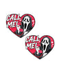 Neva Nude Call me Scream Glitter Heart Pasties - Multicolor O/S by Neva Nude