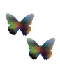 Neva Nude Dark Descent Holograhic Butterfly Nipztix Pasties - Rainbow O/S by Neva Nude