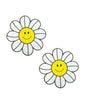 Neva Nude Glitter Groove Daisy Delights Smiley Pasties - White/Yellow O/S by Neva Nude