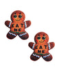 Neva Nude Yum Yum Gingerbread Man Glitter Pasties - Brown o/S by Neva Nude