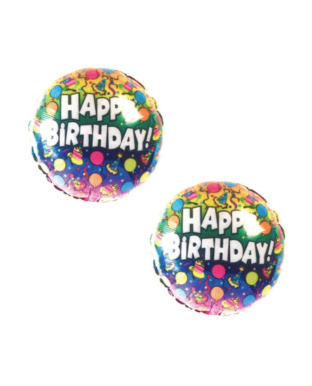 Neva Nude Happy Birthday Balloon Pasties - Multicolor O/S by Neva Nude