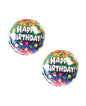 Neva Nude Happy Birthday Balloon Pasties - Multicolor O/S by Neva Nude