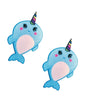 Neva Nude Freaking Awesome Naughty Narwhal Glittery Pasties - Blue O/S by Neva Nude