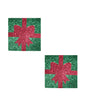 Neva Nude HO HO HO Christmas Gift Pasties - Green/Red O/S by Neva Nude