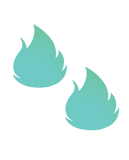 Neva Nude Flirty Flame Pasties - Glow-in-the-Dark O/S by Neva Nude