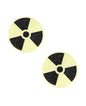 Neva Nude Radioactive Glitter Pasties - Yellow/Black O/S by Neva Nude
