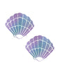 Neva Nude Lustful Mermaid Shell Pasties - Lilac O/S by Neva Nude