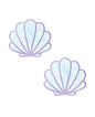 Neva Nude Shimmer Holographic Mermaid ShellPasties - Opal O/S by Neva Nude