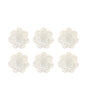 Neva Nude Lace Back To Basics Petal Small Body Stickers Pack of 6 - White O/S by Neva Nude