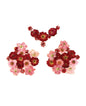 Neva Nude Harvest Moondancer Real Dried Pressed Flower Pasties - Red O/S by Neva Nude