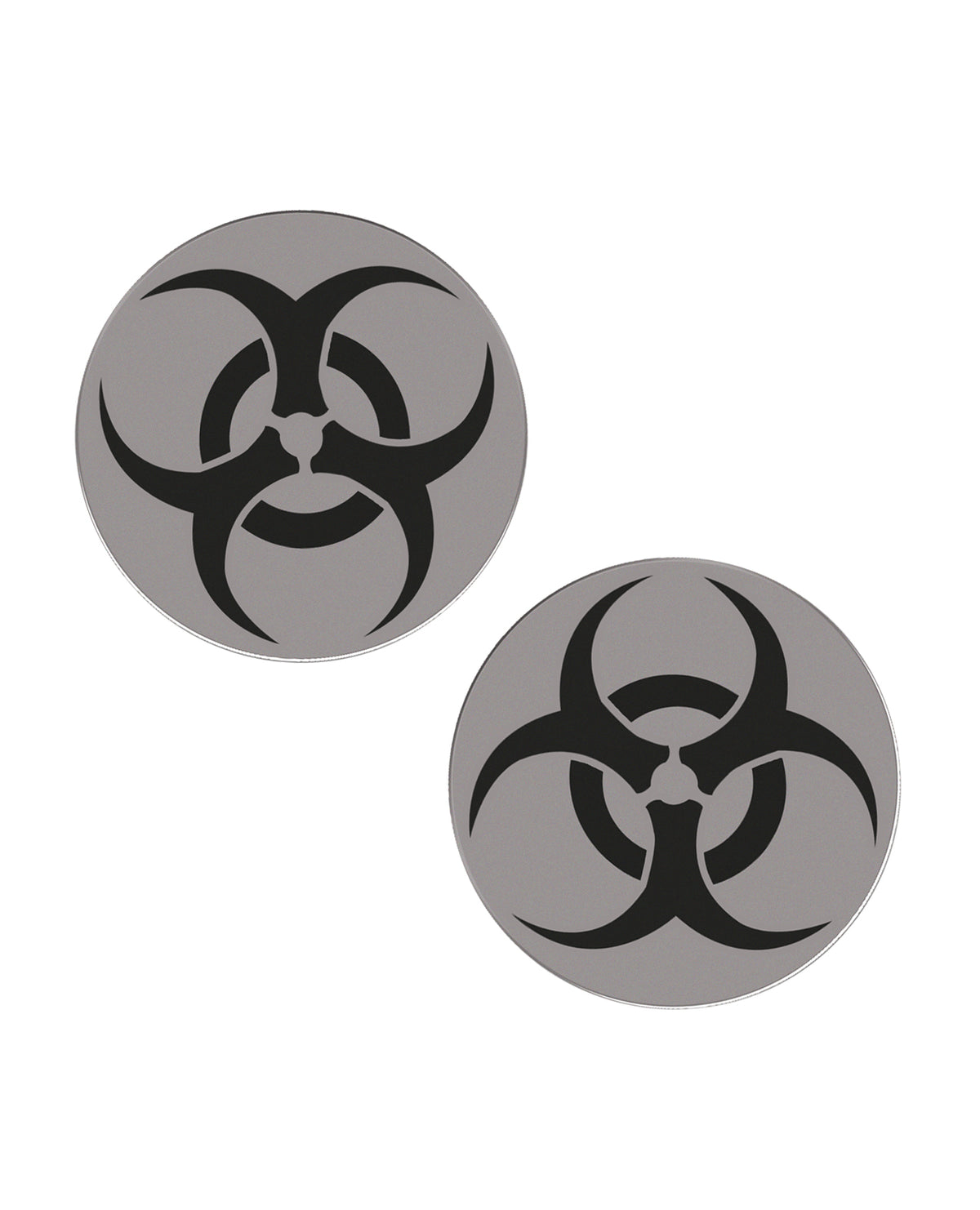 Neva Nude Biohazard Toxic Reflective Glitter Pasties - Black O/S by Neva Nude