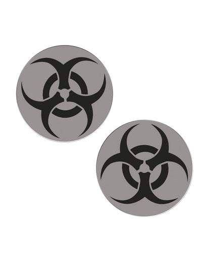 Neva Nude Biohazard Toxic Reflective Glitter Pasties - Black O/S by Neva Nude