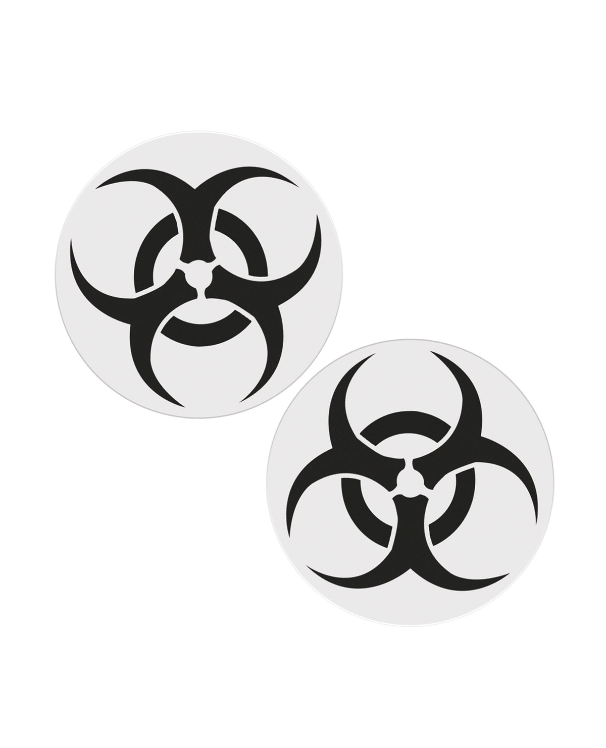 Neva Nude Biohazard Toxic Reflective Glitter Pasties - Black O/S by Neva Nude