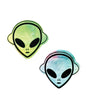 Neva Nude Kanye The Alien Super Sherbet Velvet Blacklight Pasties - Rainbow O/S by Neva Nude