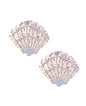 Neva Nude Sequin Mermaid Shell Pasties - Champagne Showers O/S by Neva Nude