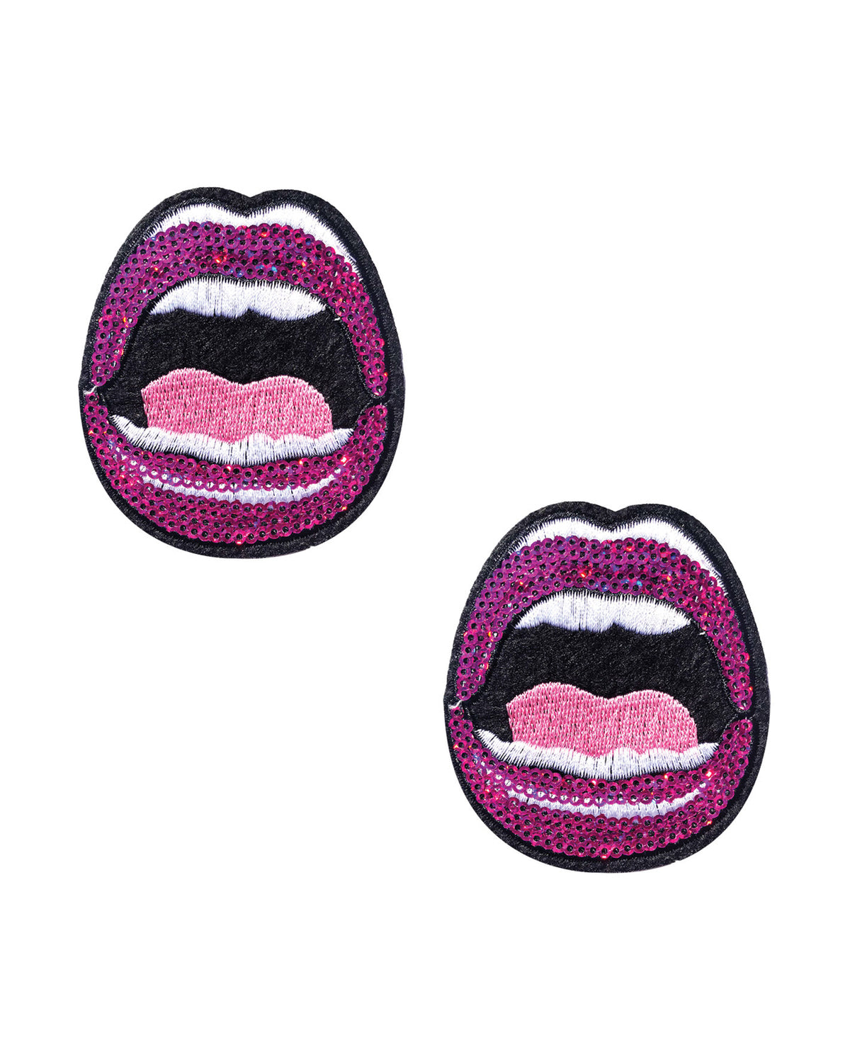 Neva Nude Sexy Mouth Sequin Nifty Nipztix 2 Wears - Multicolor O/S by Neva Nude
