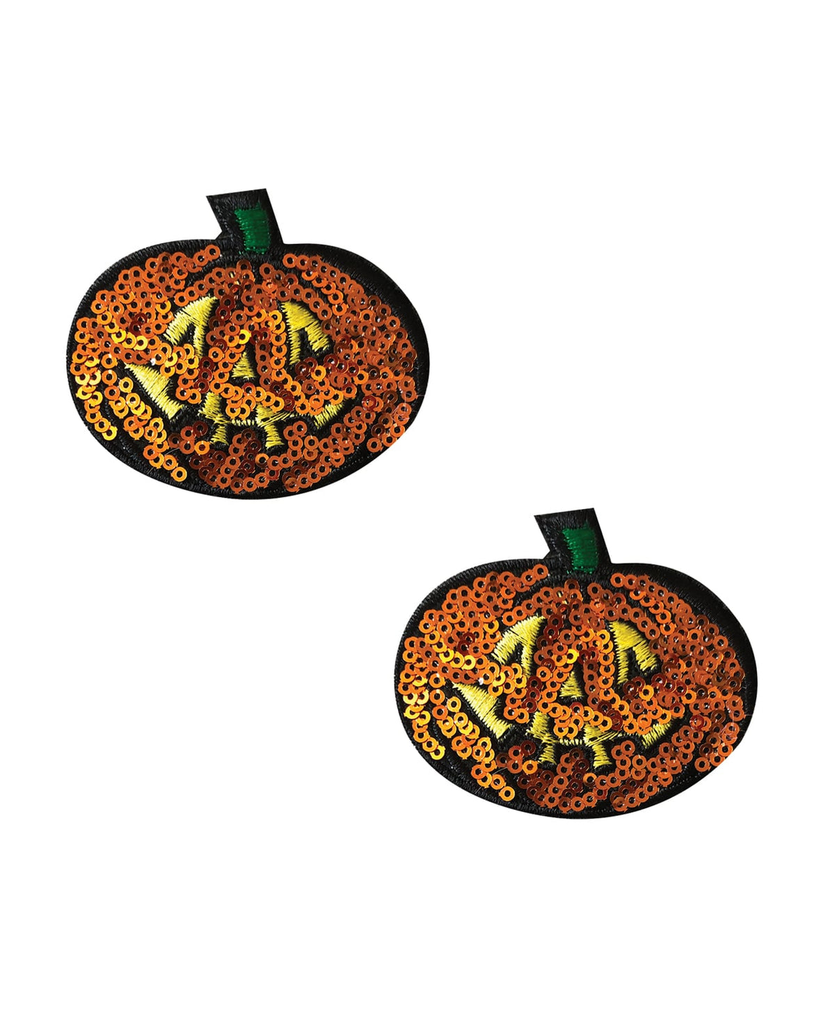 Neva Nude Pumpkin Sequin Pasties - Orange O/S by Neva Nude