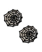Neva Nude Blacklight Sequin Spiders Web Pasties - Black/White O/S by Neva Nude