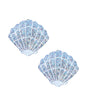 Neva Nude Unicorn Tears Sparkle Sequin Mermaid Shell Pasties - White O/S by Neva Nude
