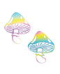 Neva Nude Reflective Toadstool Pasties - Multicolor O/S by Neva Nude