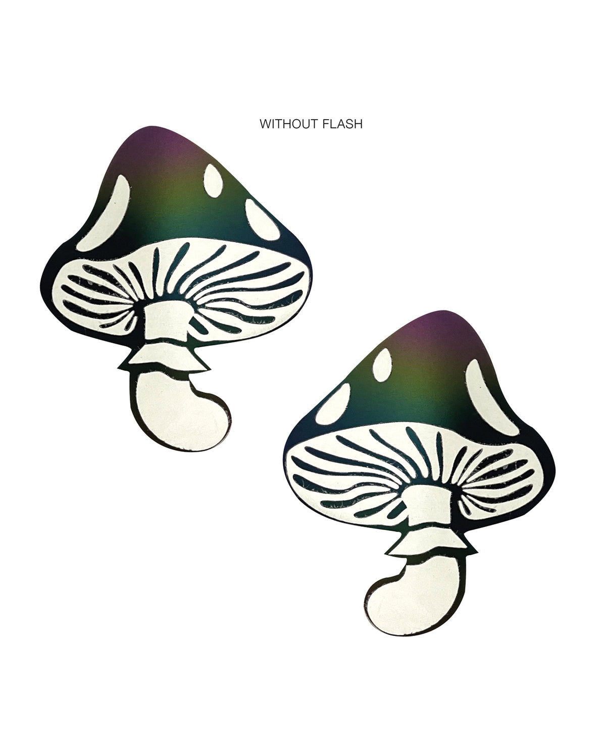 Neva Nude Reflective Toadstool Pasties - Multicolor O/S by Neva Nude