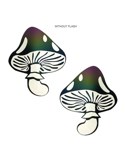Neva Nude Reflective Toadstool Pasties - Multicolor O/S by Neva Nude