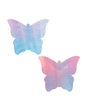Neva Nude Queen Status Plus Size Butterfly Nipple Cover Pasties - Pink/Blue O/S by Neva Nude